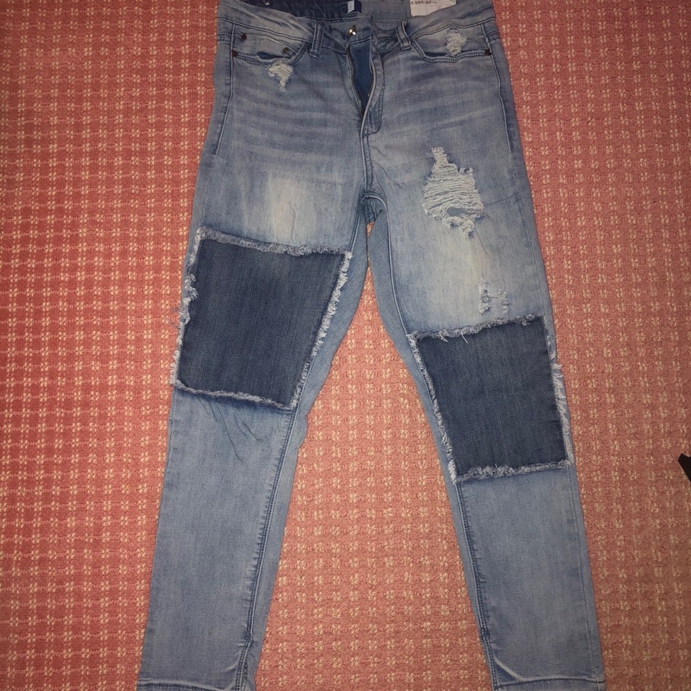 Multi-colored Denim Jeans